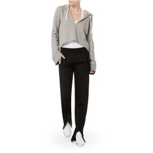 A.L.C. Black On Duty Murray Track Pants - Large